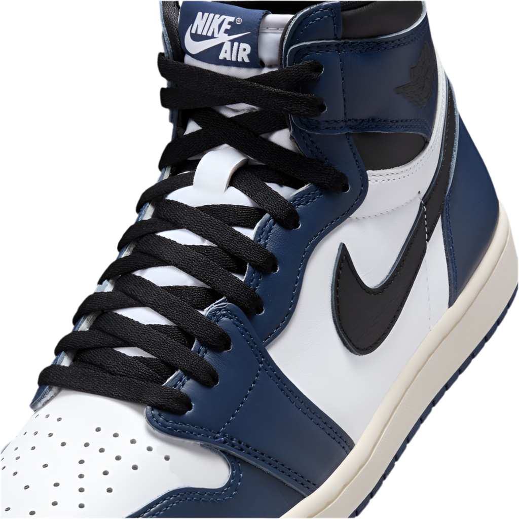 Jordan 1 Retro High OG Midnight Navy / Black - White