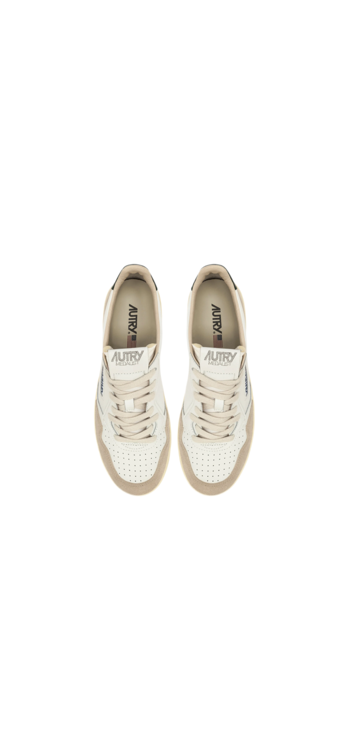 AUTRY SNEAKERS
SNEAKERS MEDALIST LOW IN PELLE BIANCA E MOUNTAIN E SUEDE BEIGE