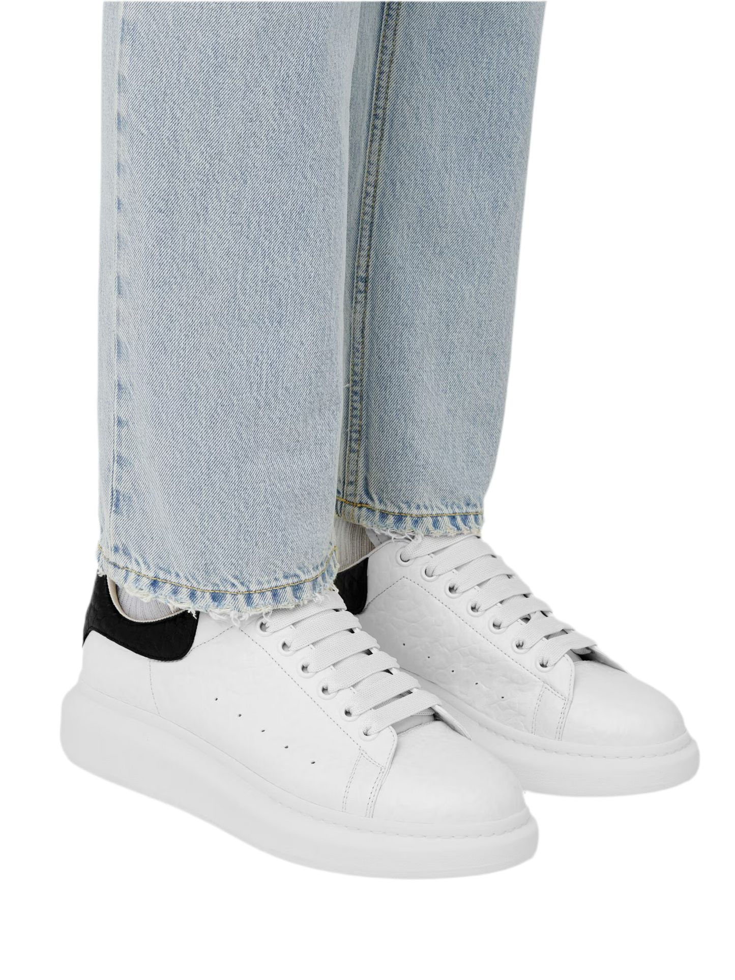 Alexander McQueen Sneaker Oversize in Crema/nero