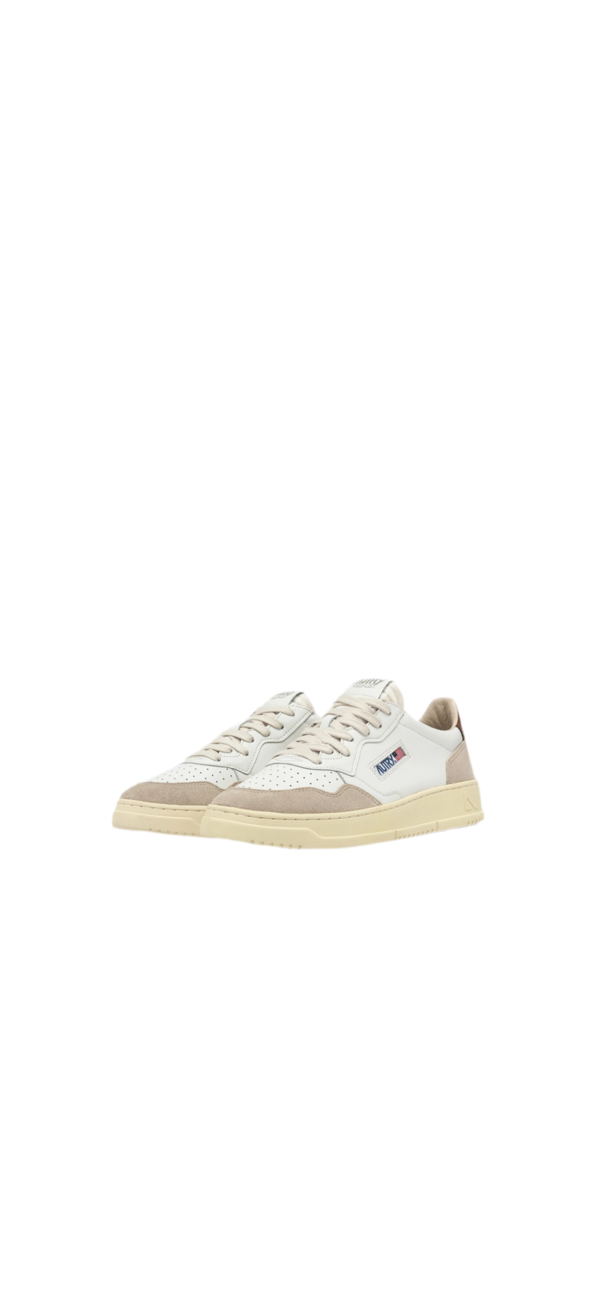 AUTRY SNEAKERS
SNEAKERS MEDALIST LOW IN PELLE E SUEDE BIANCA E MARRONE