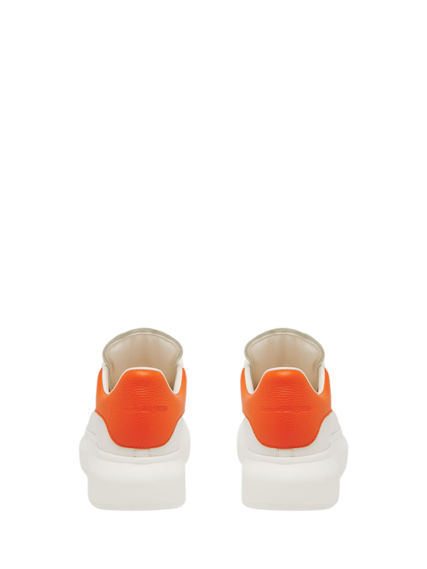 Alexander McQueen Sneaker Oversize in Off-White/Arancione