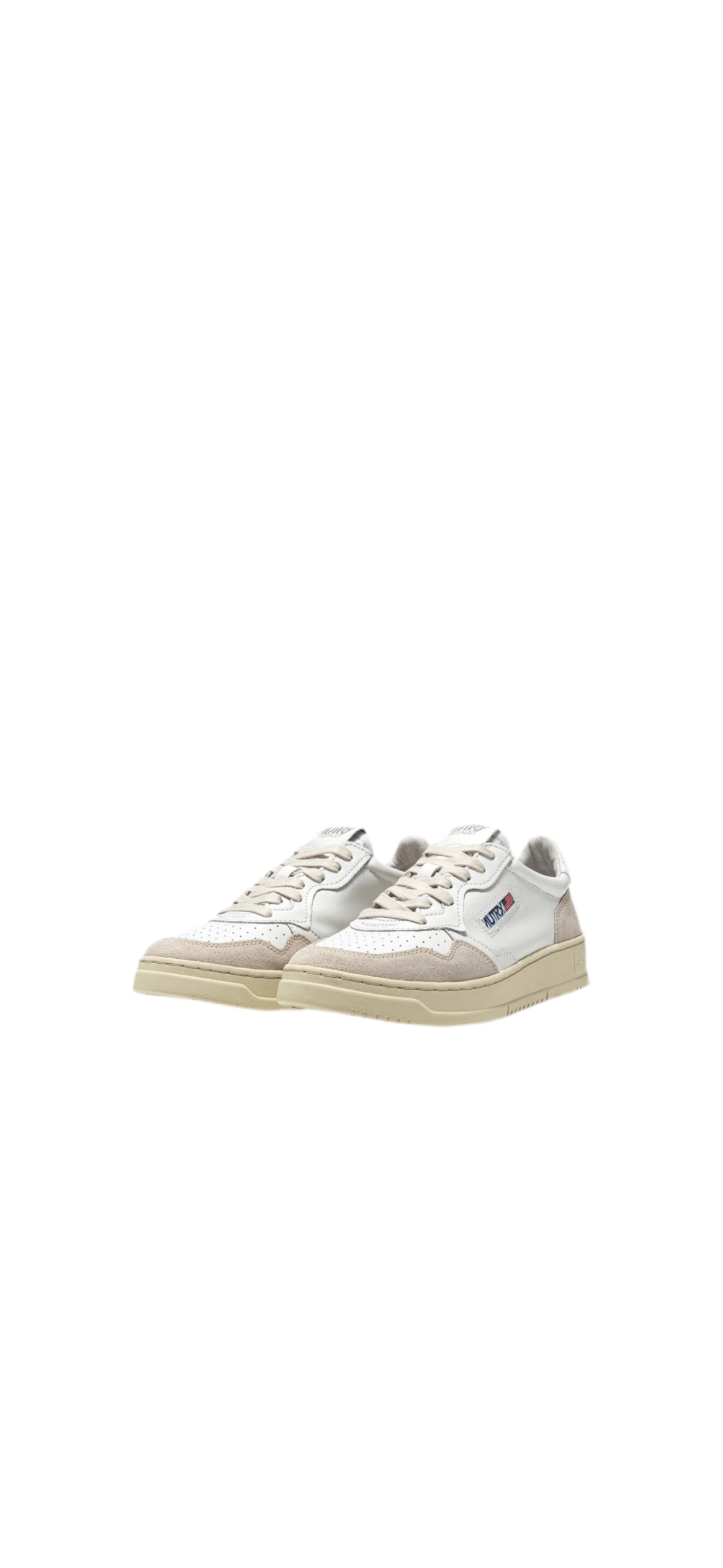 AUTRY SNEAKERS
SNEAKERS MEDALIST LOW IN PELLE BIANCA E SUEDE BEIGE