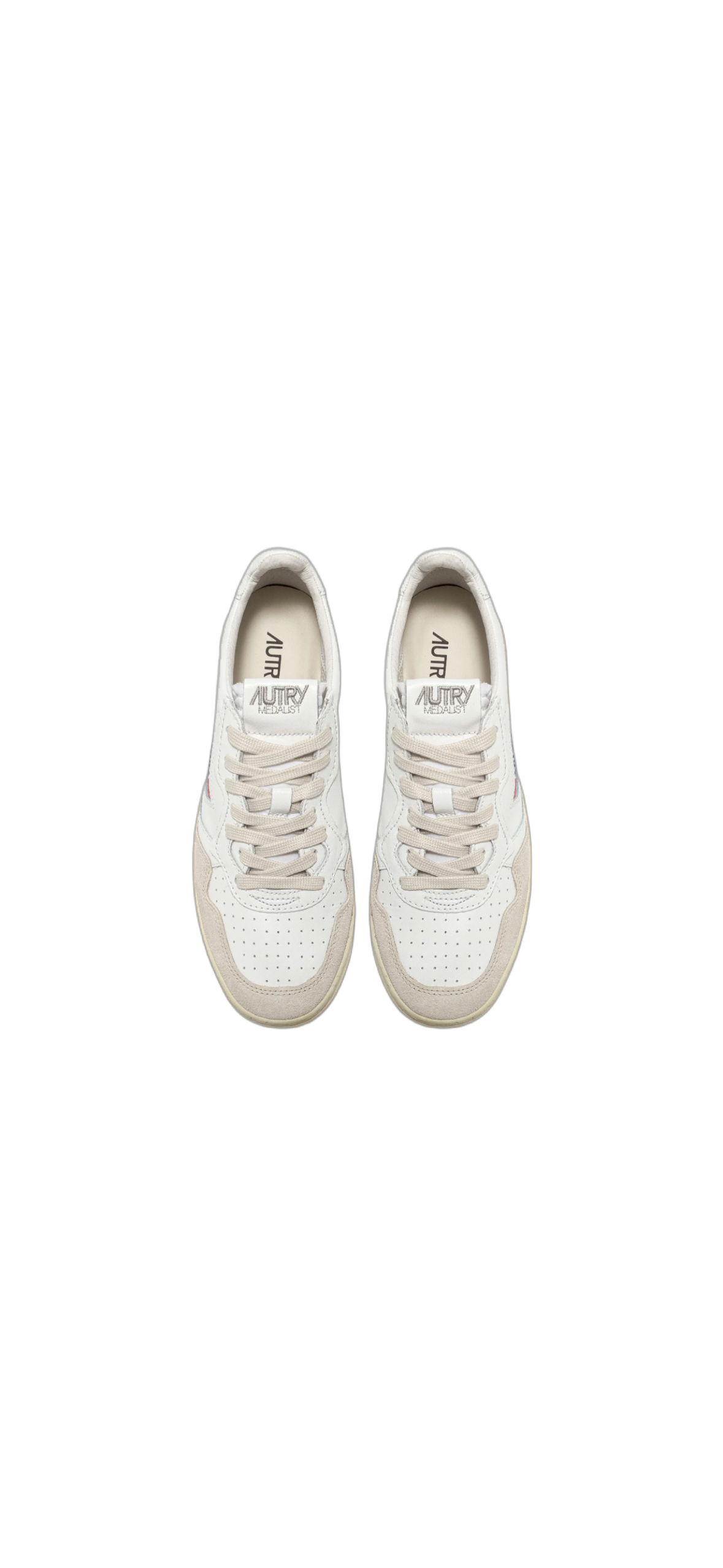 AUTRY SNEAKERS
SNEAKERS MEDALIST LOW IN PELLE BIANCA E SUEDE BEIGE