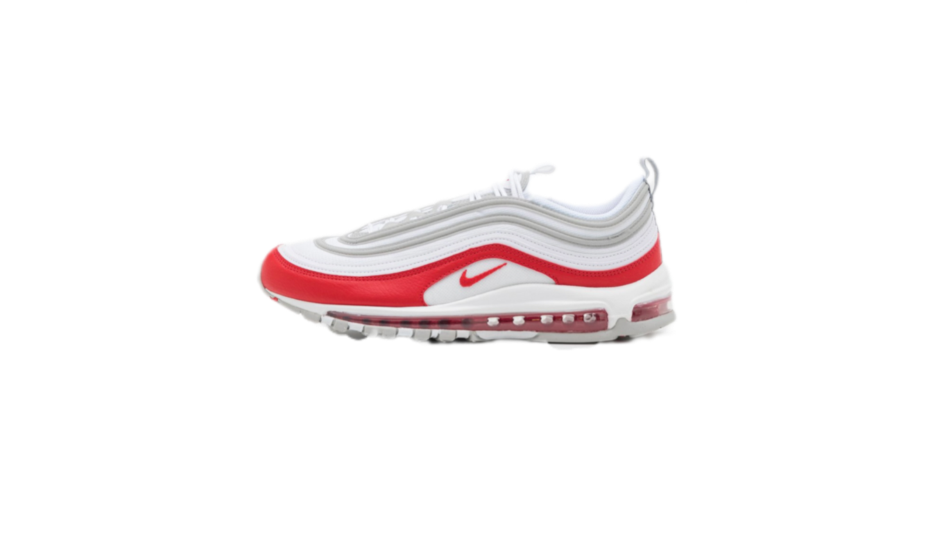 Air Max 97 - white/ university red/grey fog