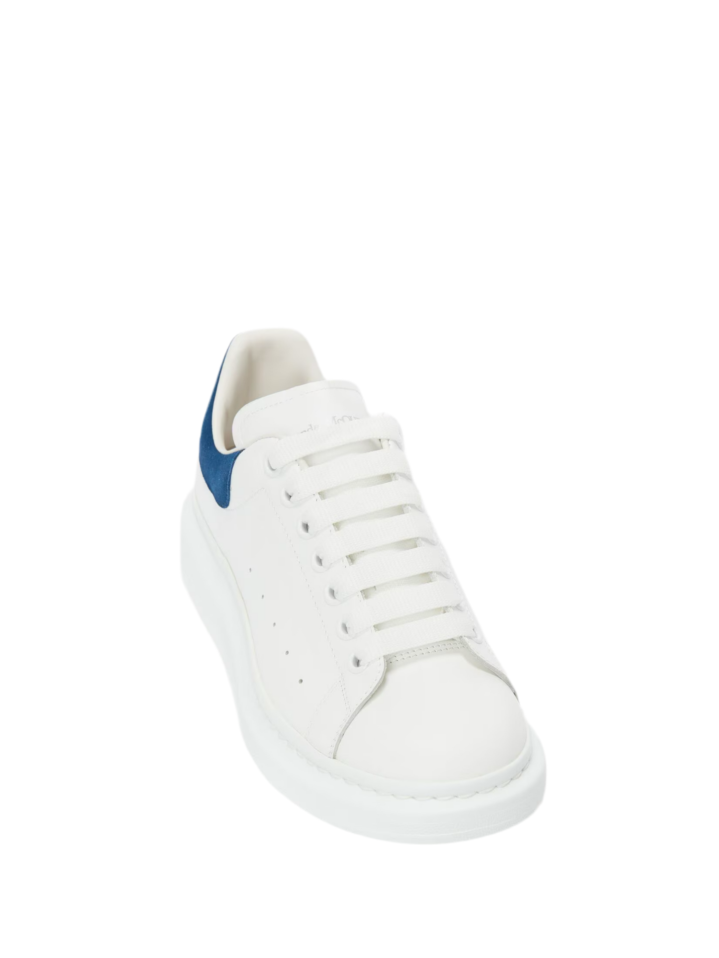 Alexander McQueen Sneaker Oversize in Bianco/Blu Avio