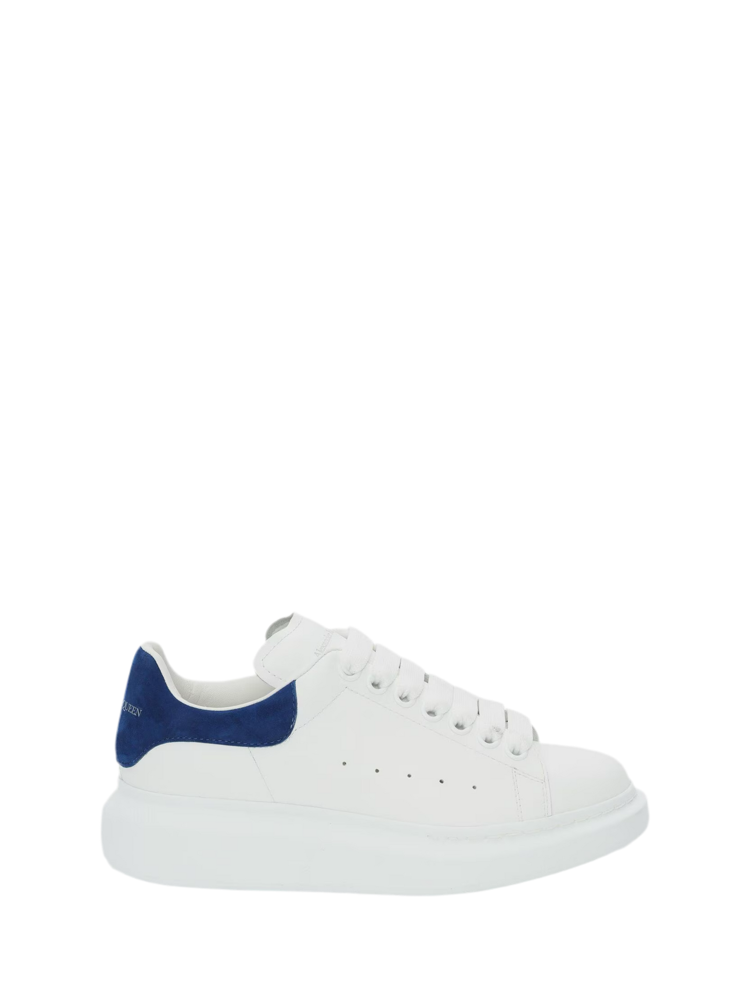 Alexander McQueen Sneaker Oversize in Bianco/Blu Avio