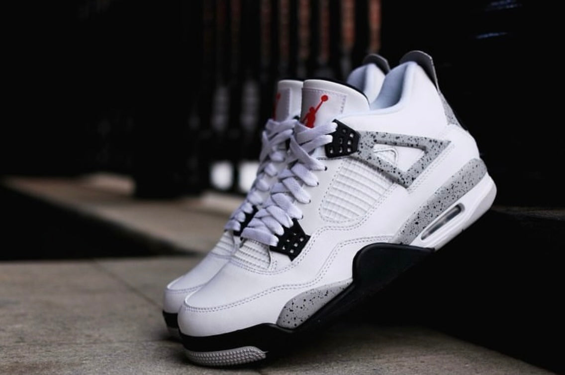 Air Jordan 4 White Cement