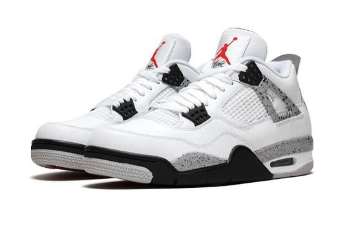 Air Jordan 4 White Cement