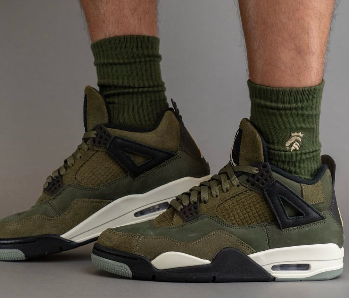 Air Jordan 4 Retro Olive Craft