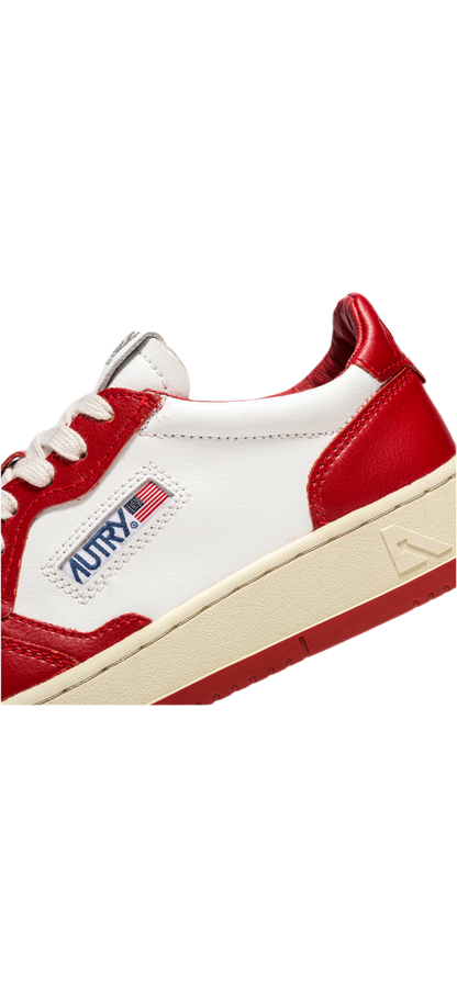 AUTRY SNEAKERS
SNEAKERS MEDALIST LOW BICOLOR IN PELLE BIANCA E ROSSA