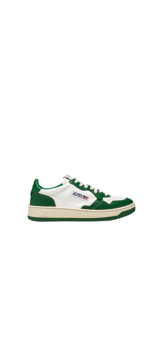 AUTRY SNEAKERS
SNEAKERS MEDALIST LOW BICOLOR IN PELLE BIANCA E VERDE