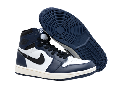 Jordan 1 Retro High OG Midnight Navy / Black - White