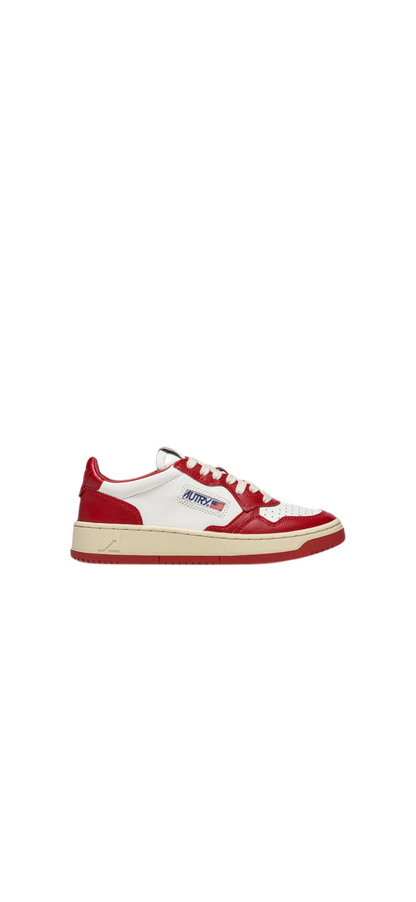 AUTRY SNEAKERS
SNEAKERS MEDALIST LOW BICOLOR IN PELLE BIANCA E ROSSA