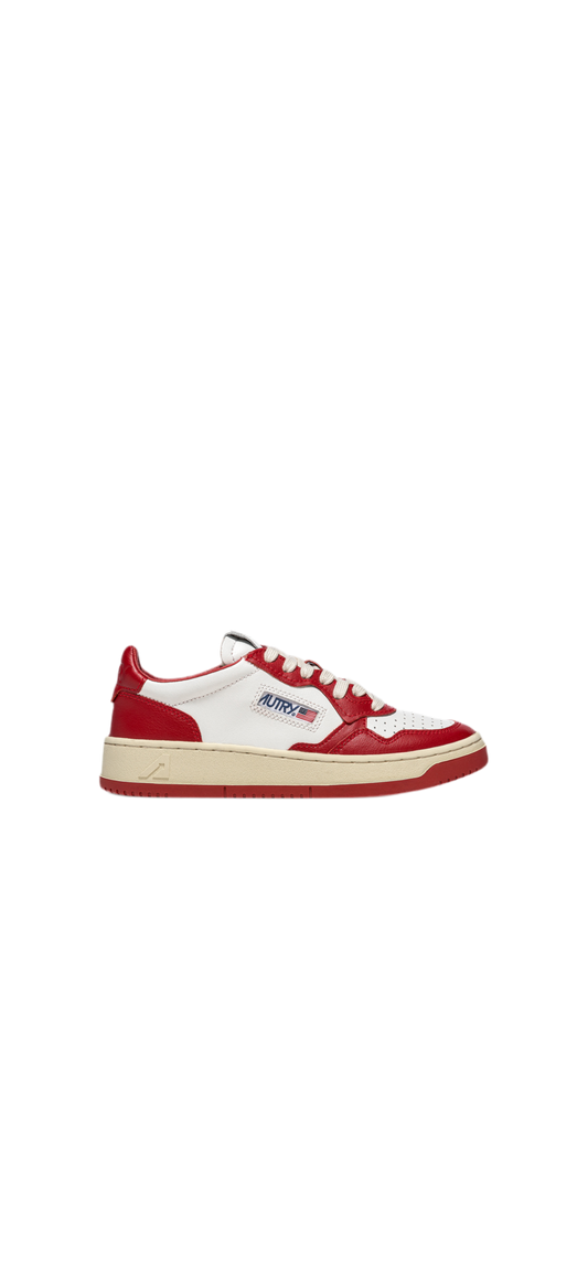 AUTRY SNEAKERS
SNEAKERS MEDALIST LOW BICOLOR IN PELLE BIANCA E ROSSA