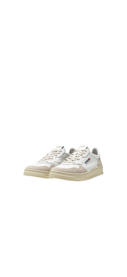 AUTRY SNEAKERS
SNEAKERS MEDALIST LOW IN PELLE BIANCA E SUEDE BEIGE