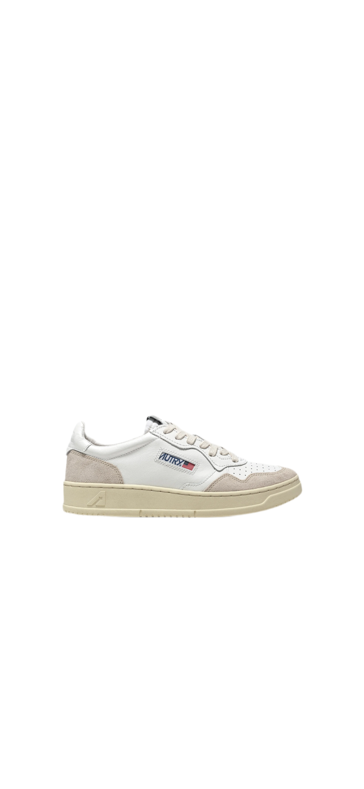 AUTRY SNEAKERS
SNEAKERS MEDALIST LOW IN PELLE BIANCA E SUEDE BEIGE
