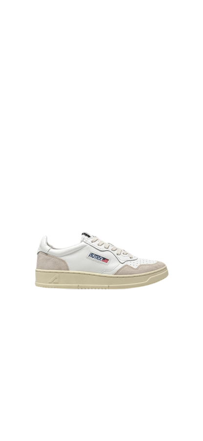 AUTRY SNEAKERS
SNEAKERS MEDALIST LOW IN PELLE BIANCA E SUEDE BEIGE
