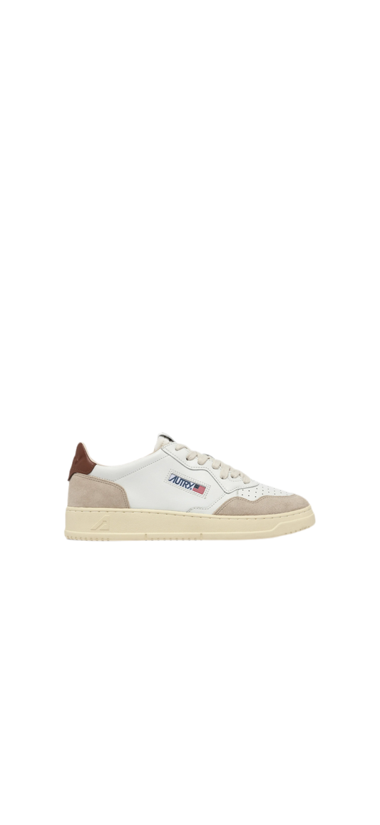 AUTRY SNEAKERS
SNEAKERS MEDALIST LOW IN PELLE E SUEDE BIANCA E MARRONE