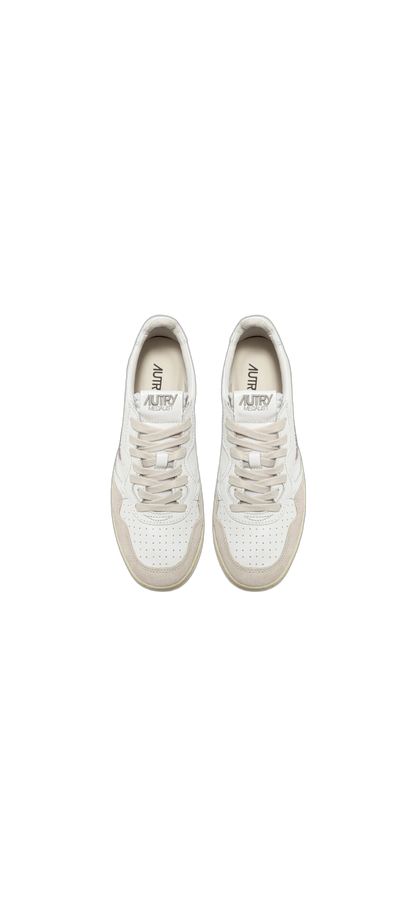 AUTRY SNEAKERS
SNEAKERS MEDALIST LOW IN PELLE BIANCA E SUEDE BEIGE