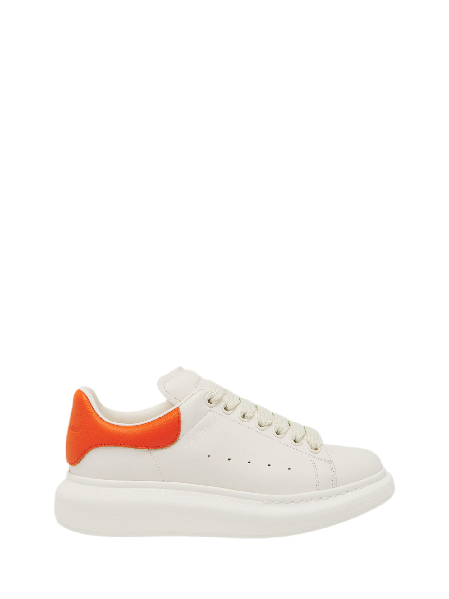 Alexander McQueen Sneaker Oversize in Off-White/Arancione
