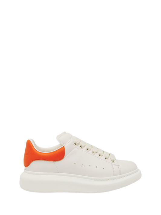 Alexander McQueen Sneaker Oversize in Off-White/Arancione