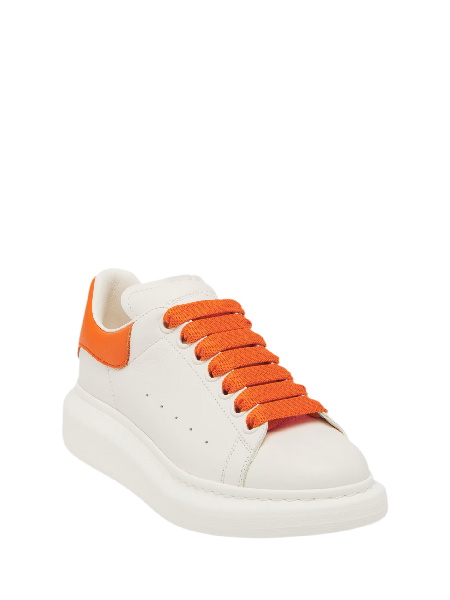Alexander McQueen Sneaker Oversize in Off-White/Arancione