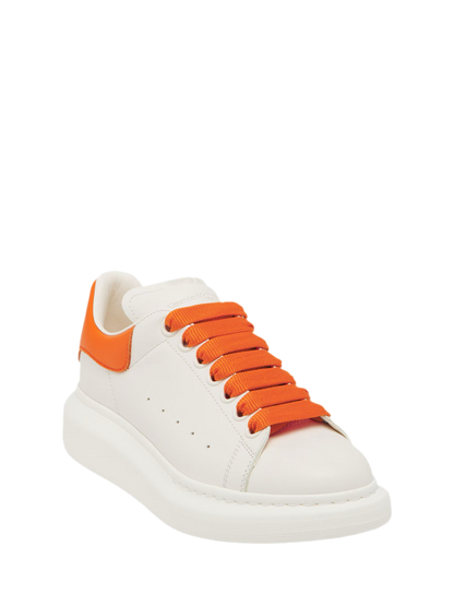 Alexander McQueen Sneaker Oversize in Off-White/Arancione