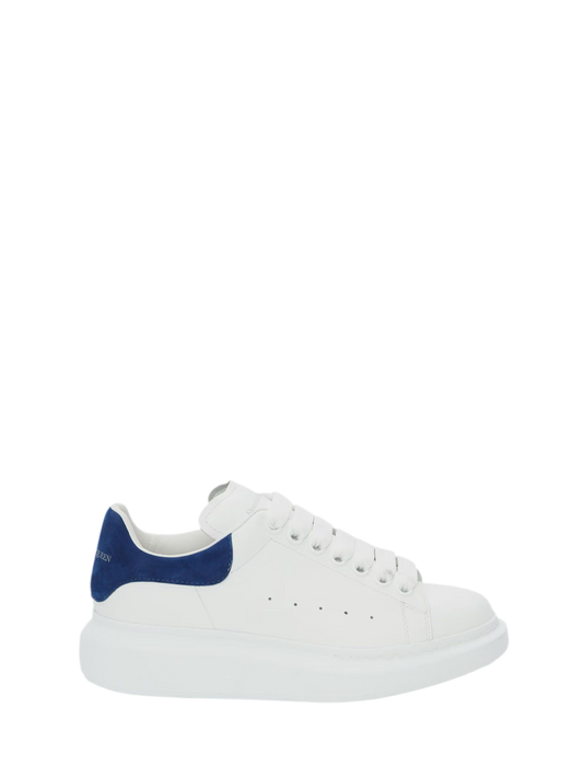 Alexander McQueen Sneaker Oversize in Bianco/Blu Avio