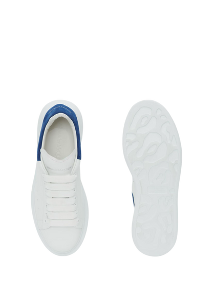 Alexander McQueen Sneaker Oversize in Bianco/Blu Avio